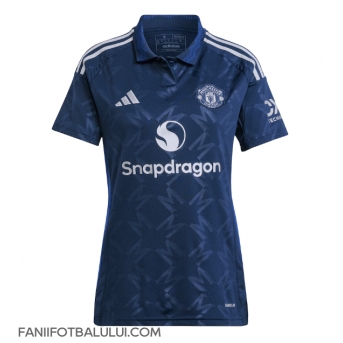 Manchester United Tricou Fotbal Replică 2024-25 Femei Deplasare